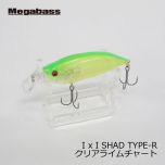 メガバス　アイバイアイシャッド タイプR　I x I SHAD TYPE-R　クリアホットタイガー　イマカツ　今江克隆　伊東由樹　シャッド　バスルアー　釣具　通販　FTO