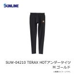 サンライン　SUW-04210 TERAX HOTアンダータイツ M ゴールド