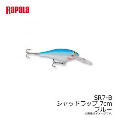 ラパラジャパン　SR7-B シャッドラップ 7cm ブルー