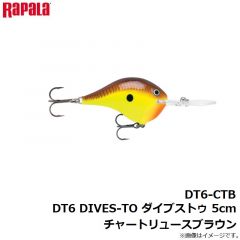 ラパラジャパン　DT6-CTB DT6 DIVES-TO ダイブストゥ 5cm チャートリュースブラウン
