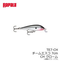 ラパラ　TE7-FBHF チームエスコ 7cm FBHF ブラックホロフレーク