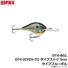 ラパラジャパン　DT4-BGL DT4 DIVES-TO ダイブストゥ 5cm ライブブルーギル