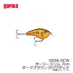 ラパラジャパン　OGS6-DCW オージースリム 7cm ダークブラウンクロウダッド