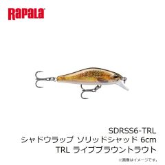 ラパラジャパン　SDRSS6-TRL シャドウラップ ソリッドシャッド 6cm TRL