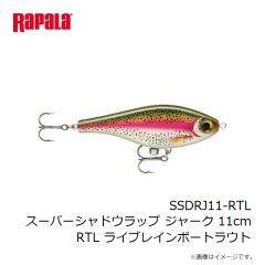 ラパラジャパン　SSDRJ11-RTL スーパーシャドウラップ ジャーク 11cm RTL ライブレインボートラウト