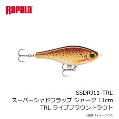 ラパラジャパン　SSDRJ11-TRL スーパーシャドウラップ ジャーク 11cm TRL ライブブラウントラウト