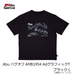 アブ　Abu バグオフ AMB1954 AdグラフィックT ブラック L