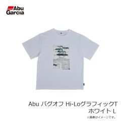 アブ　Abu バグオフ Hi-LoグラフィックT ホワイト L