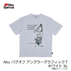 アブ　Abu バグオフ アングラーグラフィックT ホワイト XL