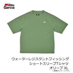 アブ　ウォーターレジスタントフィッシングショートスリーブTシャツ オリーブ XL