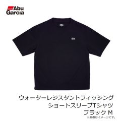 アブ　ウォーターレジスタントフィッシングショートスリーブTシャツ ブラック M
