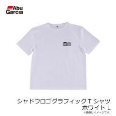 アブ　シャドウロゴグラフィックTシャツ ホワイト M