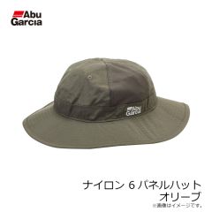 アブ　ナイロン6パネルハット オリーブ