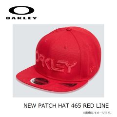 オークリー　NEW PATCH HAT 465 RED LINE