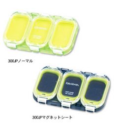 ダイワ(グローブライド)  UC-300JP  防水ユニットケース3コマ分け(浅底)  浅底　ノーマル  クリアグリーン