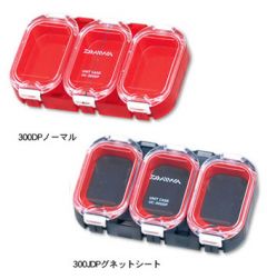 ダイワ(グローブライド)  UC-300DP  防水ユニットケース3コマ分け(深底)  深底　マグネットシート  クリアースモーク