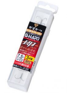 がまかつ    ハードケース　Gハード即(茶)　3本錨(値上げ前)  7.5  茶
