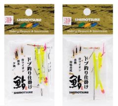 下野(シモツケ)    ドブ釣り　仕掛(瀞)    青ライオン・赤熊・新魁赤底