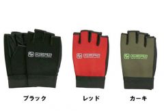 ノーブランド  WBH1590-5  ネオライトグローブ　5本指出し    レッド【決算特価グローブ】