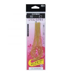 がまかつ    桜幻 シリコンネクタイ ( ロングカーリー )    #8 ソリッドレッド