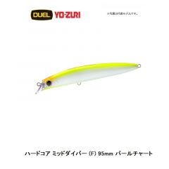 デュエル　ハードコア ミッドダイバー (F) 95mm パールチャート