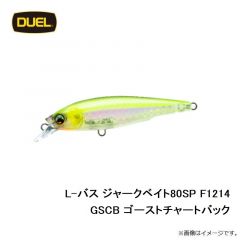 デュエル　L-バス ジャークベイト80SP F1214-GSAY ゴーストアユ