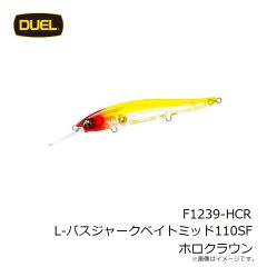 デュエル　F1238-MGSR L-バスジャークベイト110SF メタリックゴーストレッド