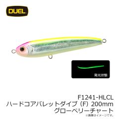 デュエル　F1241-HLCL ハードコアバレットダイブ(F)200mm グローベリーチャート