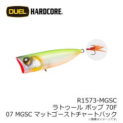 デュエル　R1573-MGSC ラトゥール ポップ 70F 70mm 07 MGSC マットゴーストチャートバック
