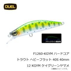 デュエル　F1260-BRT ハードコア トラウト ヘビーフラット 40S 40mm 11 BRT ベビーレインボー