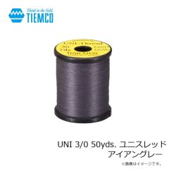 ティムコ　UNI 3/0 50yds. ユニスレッド アイアングレー