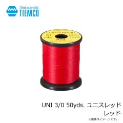 ティムコ　UNI 3/0 50yds. ユニスレッド レッド