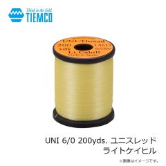 ティムコ　UNI 6/0 200yds. ユニスレッド ライトケイヒル