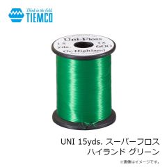 ティムコ　UNI 15yds. スーパーフロス ハイランド グリーン