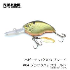 ニシネルアーワークス　ベビーチッパワDD ブレード #04 ブラックバックゴールド