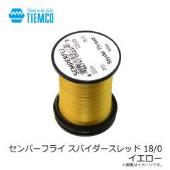 ティムコ　センパーフライ スパイダースレッド 18/0 イエロー
