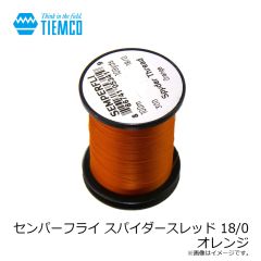 ティムコ　センパーフライ スパイダースレッド 18/0 オレンジ