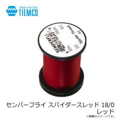 ティムコ　センパーフライ スパイダースレッド 18/0 レッド