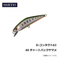 スミス　D-コンタクト63 40 チャートバックヤマメ