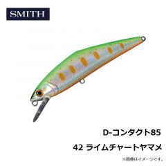 スミス　D-コンタクト85 42 ライムチャートヤマメ