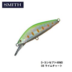 スミス　D-コンセプト48MD  08 ライムチャート　トラウト　ヘビーシンキング　ミディアムディープ　ミノー
