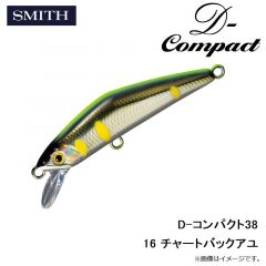 スミス　D-コンパクト38 16 チャートバックアユ
