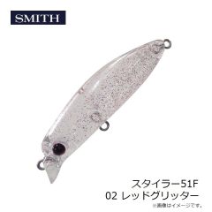 スミス　スタイラー51F 01 クリアーグリッター