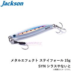 ジャクソン　メタルエフェクト ステイフォール 15g SYN シラスやないと