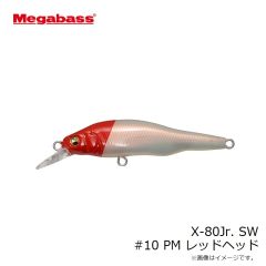 メガバス　X-80Jr. SW #10 PM レッドヘッド