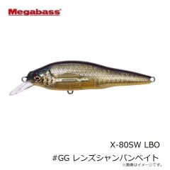 メガバス　X-80SW LBO #GG レンズシャンパンベイト