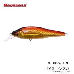 メガバス　X-80SW LBO #GG キンアカ