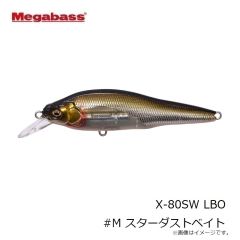 メガバス　X-80SW LBO #M スターダストベイト