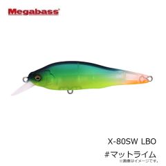 メガバス　X-80SW LBO #マットライム