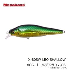 メガバス　X-80SW LBO SHALLOW #GG ゴールデンライムOB